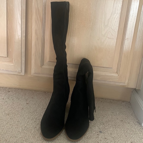 Style & Co. Shoes - Black faux suede boots size 9.5 NEW